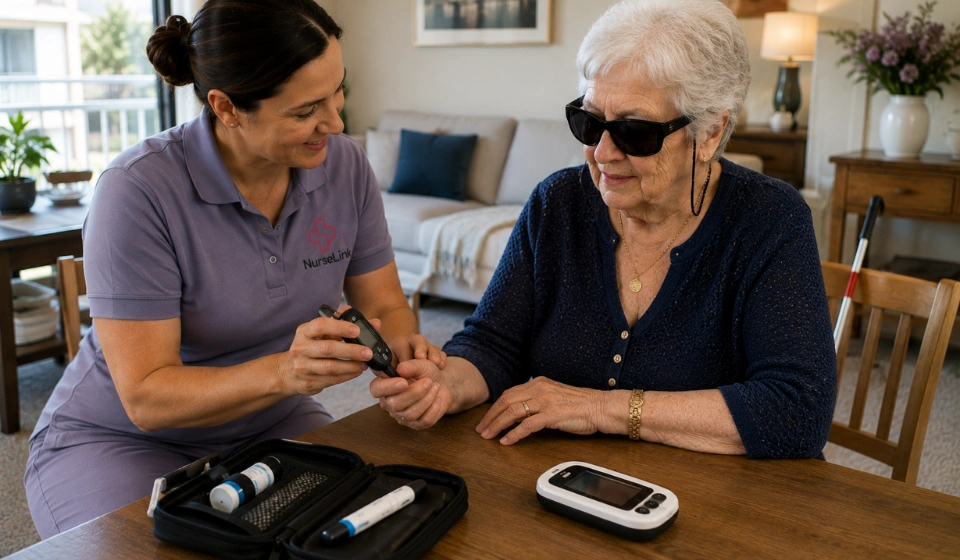 Managing Diabetes Without Sight